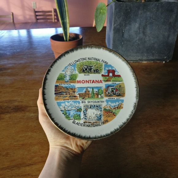Montana National Park Decor / vintage / travel